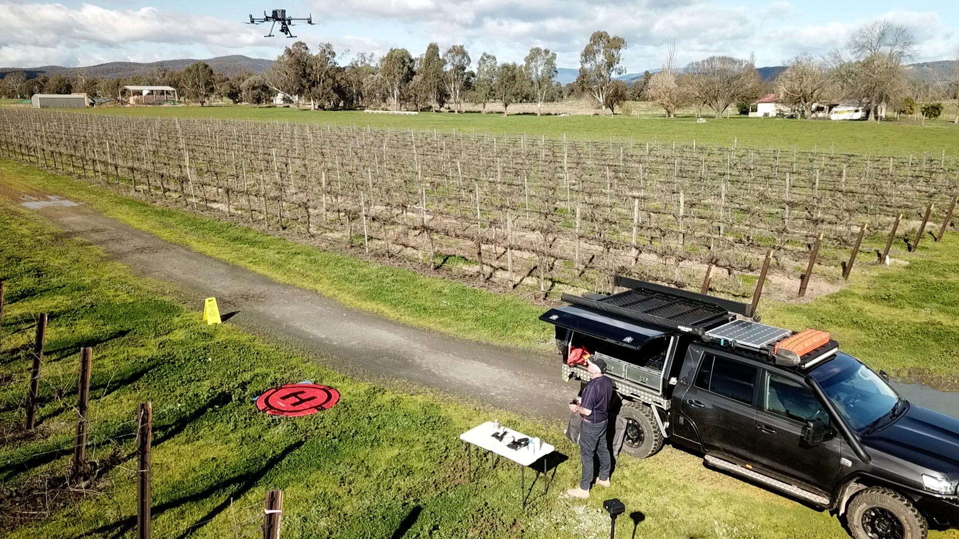 Vineyard Mapping with Drone